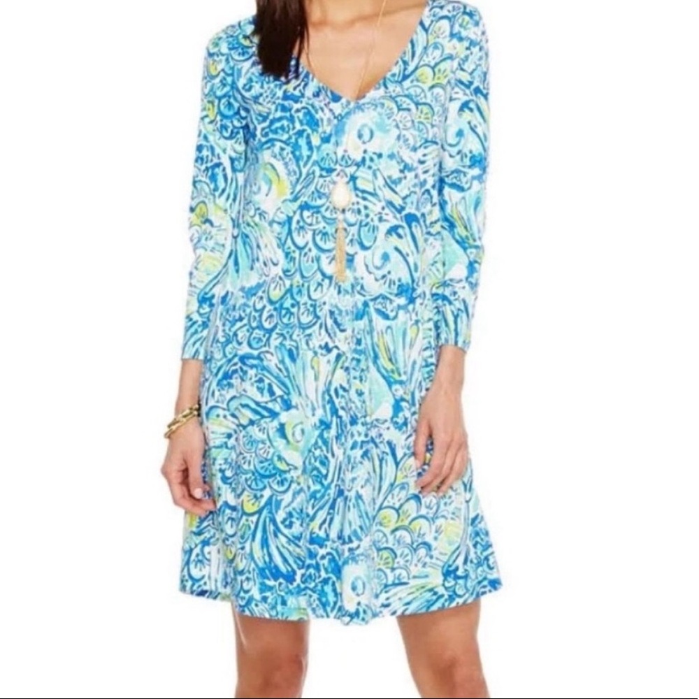 Lilly Pulitzer Erin Dress Blue Crush After Party